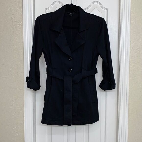 Guess Jackets & Blazers - Guess Jeans Black Lightwight Blazer/Coat